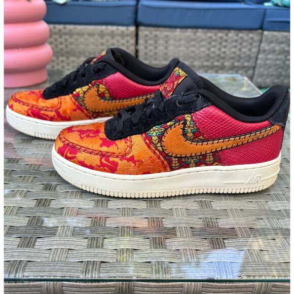 Nike Other - Nike Air Force 1 Chinese New Year Kids – Red/Gold – 5Y